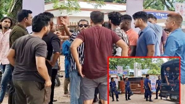 মৌলভীবাজারের রাজনগরে স্বেচ্ছাসেবক দলের কর্মীসভা নিয়ে দুই গ্রুপের মধ্যে উত্তেজনার সৃষ্টি হয়। এসময় আয়োজিত কর্মীসভাটি বেহেস্তে! বিশৃঙ্খলা তৈরি করা কোন আওয়ামী লীগ নয় নিজ দলের অন্য আরেকটি পক্ষ। এসময় তারা আয়োজিত অনুষ্ঠানের অনুষ্ঠানস্থল এম সাইফুর রহমান অডিটরিয়ামে তালা দিয়ে এর সামনে বিভিন্ন শ্লোগান দেন। দলটির কেন্দ্রীয় সহ-সভাপতি ডা. মো. জাহেদুল কবির জাহিদের উপস্থিতিতে সভা করার কথা থাকলেও ওই পক্ষ অডিটরিয়ামে তালা ঝুলিয়ে দেয়। এদিকে উত্তেজনার সৃষ্টি হলে এসব মোকাবেলা করতে শুক্রবার (২৯শে আগস্ট) সকাল থেকেই অডিটরিয়ামের আশেপাশে আইনশৃঙ্খলা রক্ষায় পুলিশ মোতায়েন রয়েছে। মৌলভীবাজার সদর সার্কেলের এএসপি আবুল খায়ের ঘটনাস্থল পরিদর্শণ করেছেন।
